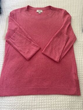 J. Crew Pink Crewneck Sweater